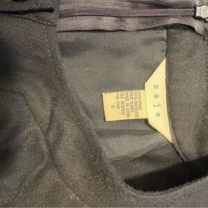 Saja Gray Wool-Blend Dress